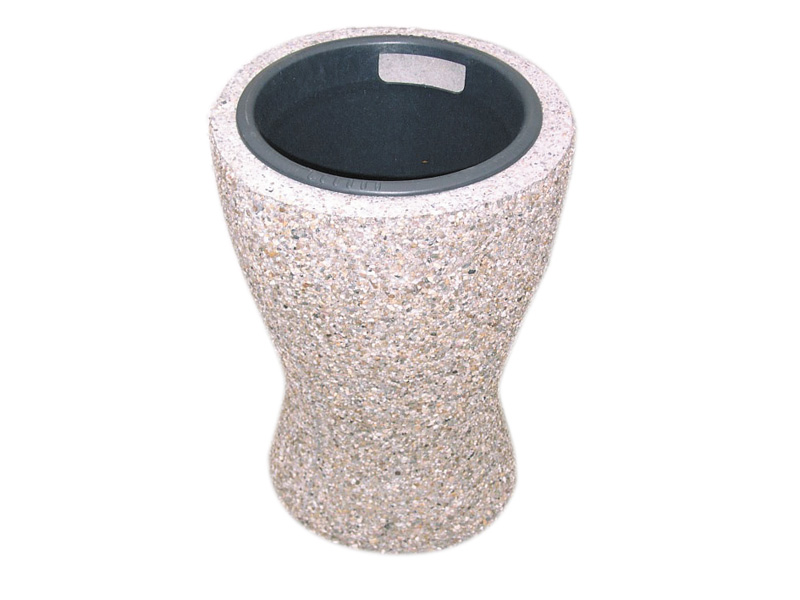 Betonpapierkorb Eierbecherform